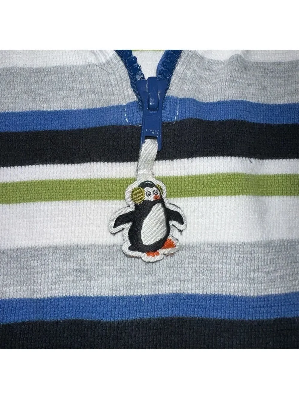 EUC Kids 5T Gymboree 1/4 Zip Pullover LS Striped Shirt